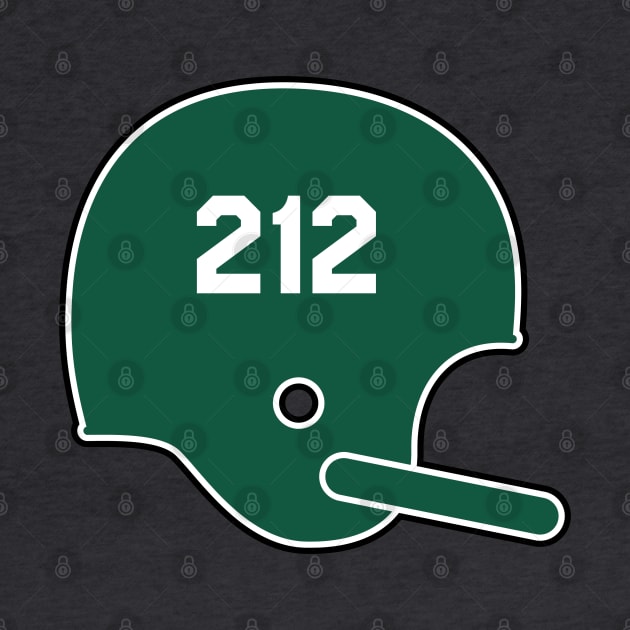 New York Jets 212 Helmet by Rad Love